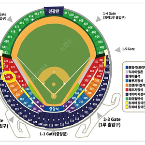 9월 1일(일) 두산 롯데 3루 레드석 223블럭 3연석