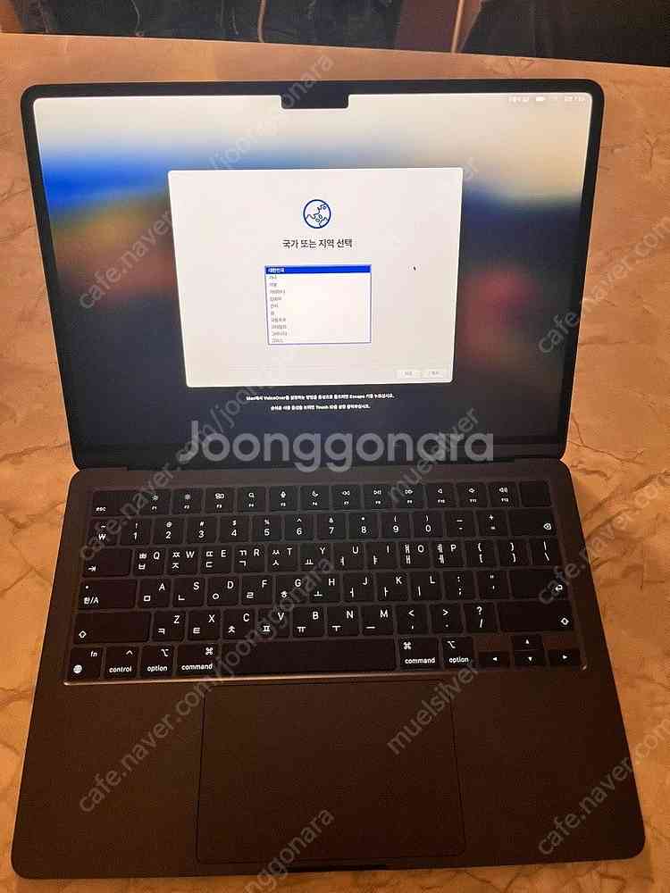 맥북 에어 M2 13인치 8g 512gb 미드나이트--1
