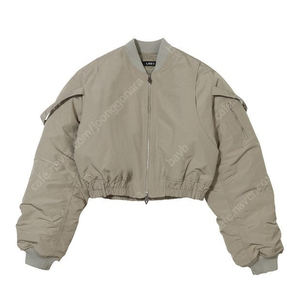 LEEY 엘이이와이 incision shirring bomber jacket 봄버 자켓 점퍼