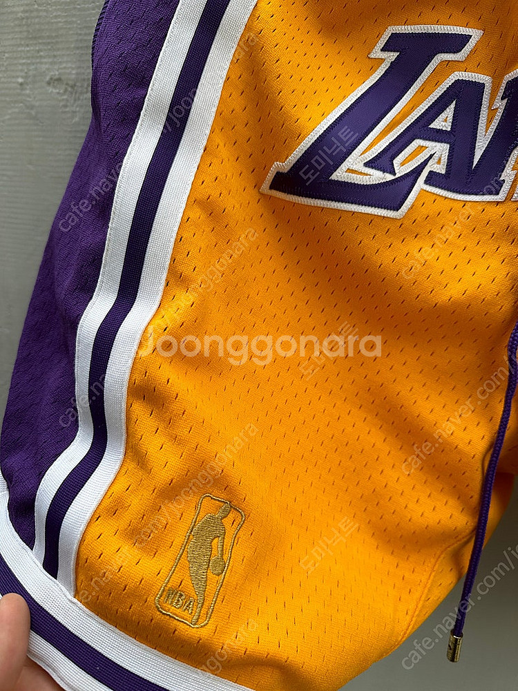 [S] 저스트돈 레이커스 NBA 바스켓볼 쇼츠--1