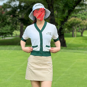 말본 버킷 Golf is Life 가디건