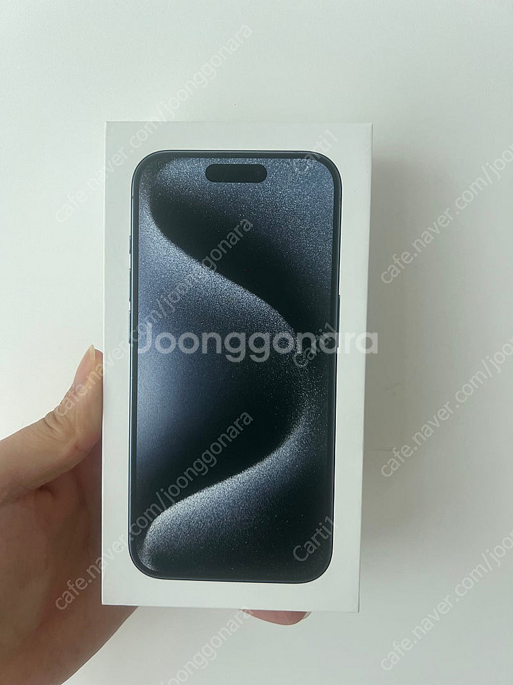 아이폰15pro 256gb 블루티타늄--2