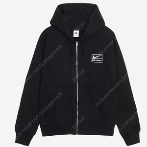 나이키 스투시 후드집업 (L) Nike x Stussy Hoodie Black