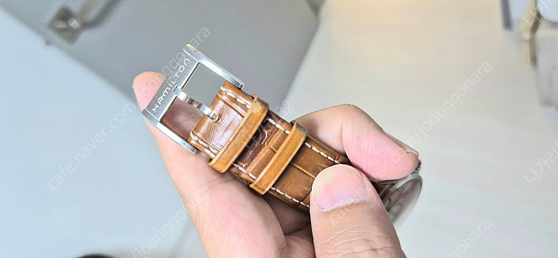 해밀턴 째즈마스터 가죽시계 오토매틱 h32616552--3