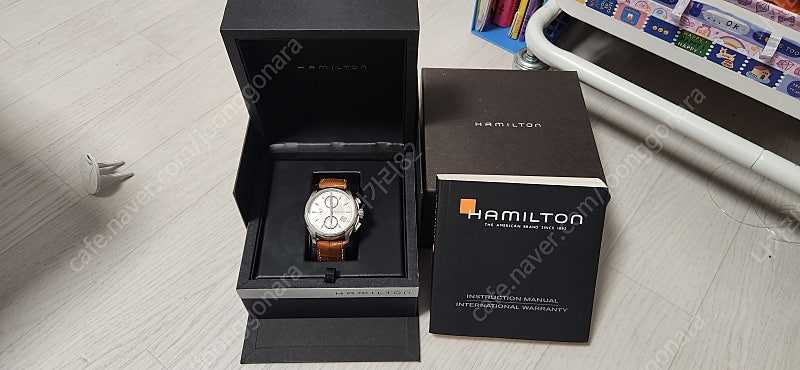 해밀턴 째즈마스터 가죽시계 오토매틱 h32616552--4