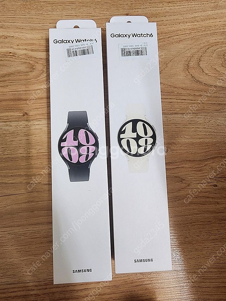 갤럭시워치6 40mm 미개봉 팔아요 베이지,블랙--0