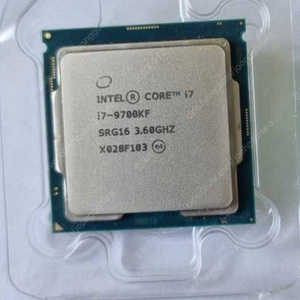 9세대 I7 9700kf cpu 팝니다