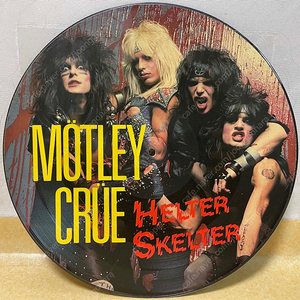 LP ; motley crue - helter skelter 머틀리 크루 엘피 음반 픽쳐디스크