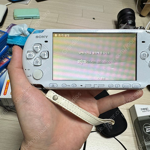 psp 3005 펄화이트 정식발매판 박스풀셋