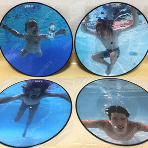 LP ; nirvana - nevermind, 4LP picture disc set 너바나 20주년 기념 픽쳐디스크 엘피 음반