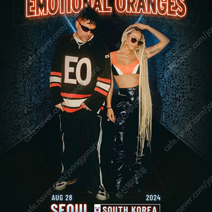 Emotional oranges 내한 스탠딩 원가양도