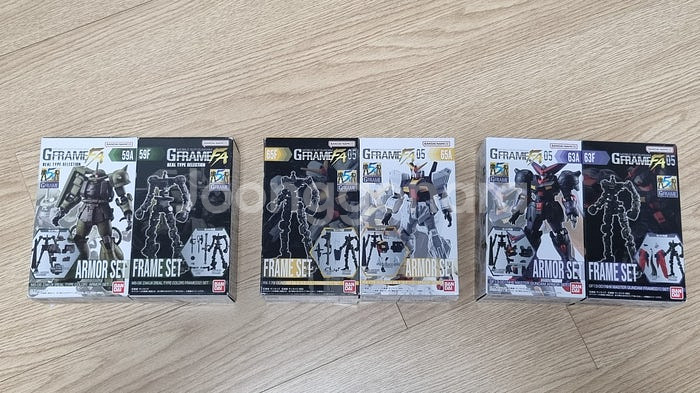 g 프레임 미개봉 마크투, 마스터, 리얼타입 자쿠, 캘리번--0