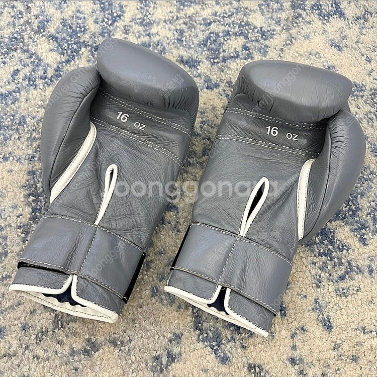 위닝 16OZ 라이트그레이 벨크로 글러브--1