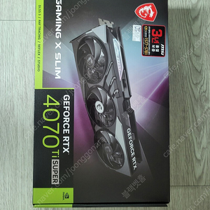 미개봉) RTX 4070TI SUPER GAMING X SLIM 4070TI 슈퍼