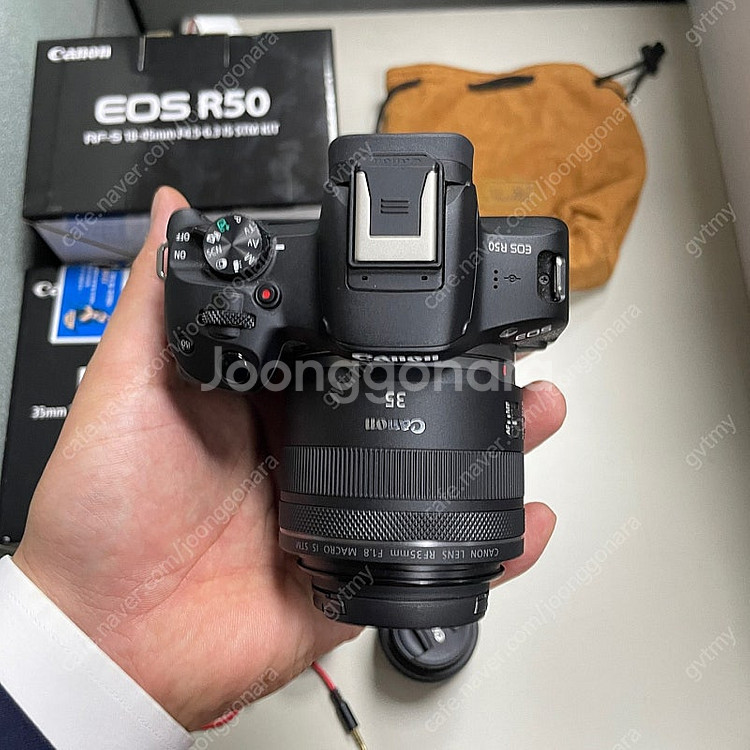 캐논 R50 번들렌즈킷 RF 35mm F1.8 팝니다.--4