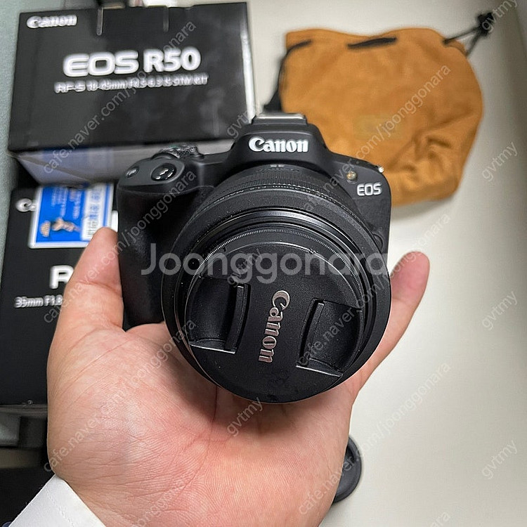 캐논 R50 번들렌즈킷 RF 35mm F1.8 팝니다.--5