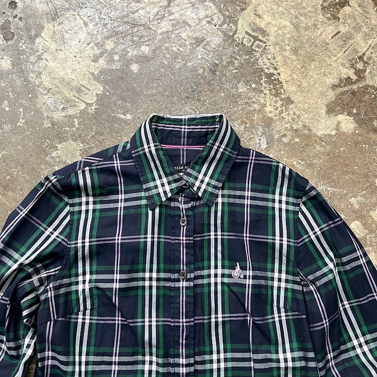 90) 빈폴 여성 체크 셔츠 남방 폴로 랄프로렌 타미힐피거 헤지스 이미지
