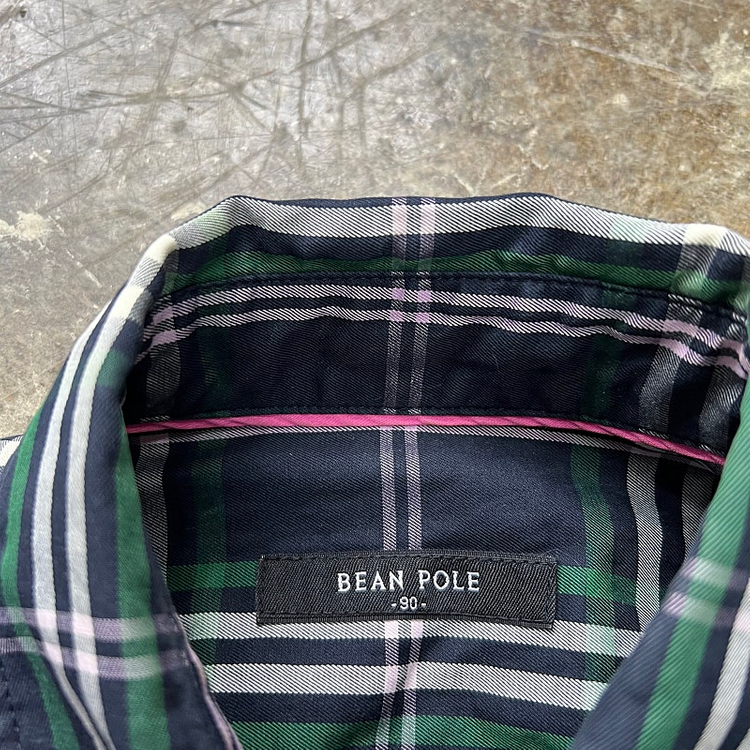 90) 빈폴 여성 체크 셔츠 남방 폴로 랄프로렌 타미힐피거 헤지스 이미지