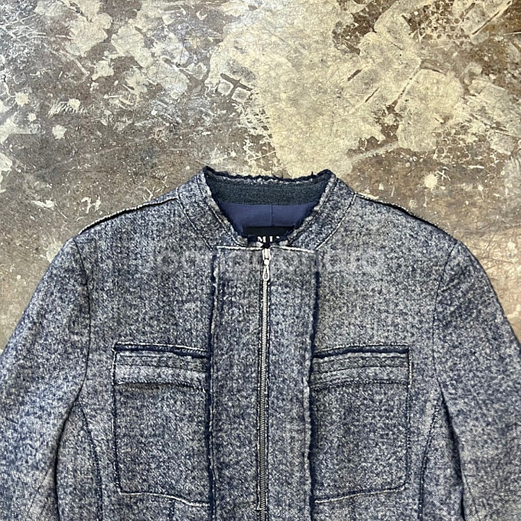 82) 한섬 마인 자켓 트위드자켓 이태리원단 시스템 타임 오즈세컨--2