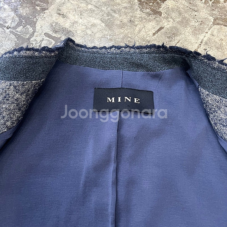 82) 한섬 마인 자켓 트위드자켓 이태리원단 시스템 타임 오즈세컨--5