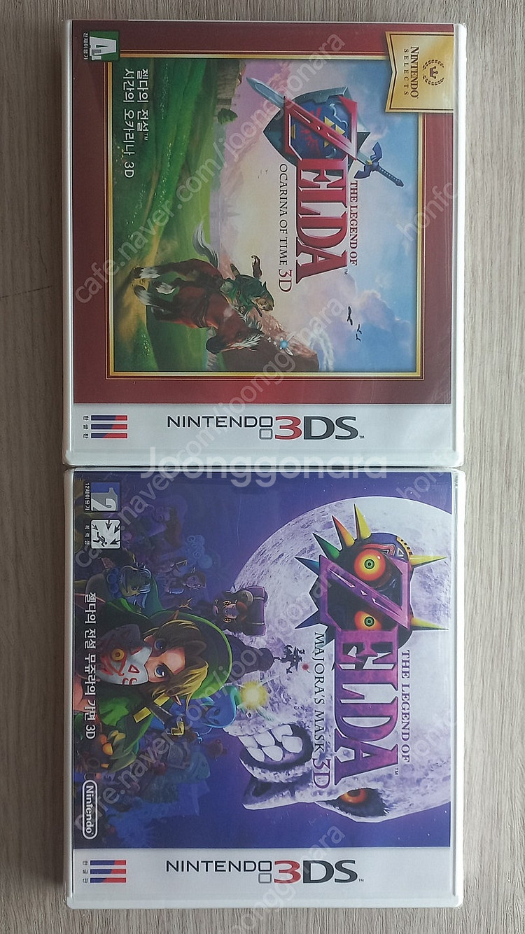 3ds 젤다 오카리나,무쥬라 밀봉새제품--0