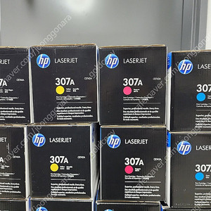 HP307 / CE740A, CE741A, CE742A, CE743A 정품토너