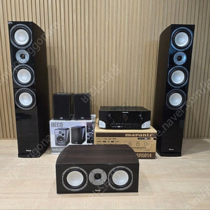 av 셋트 ( av 리시버 marantz sr5014 , 톨보이 스피커 , 북쉘프 스피커 , 센터 스피커) 판매합니다.