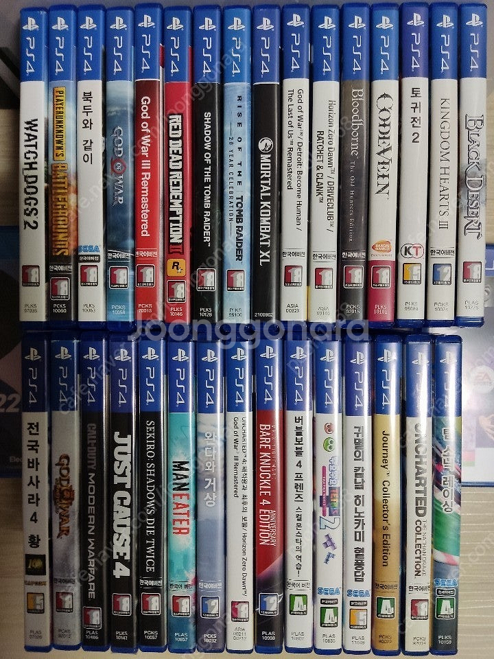 PS4 플스4 게임타이틀 CD 판매합니다--2