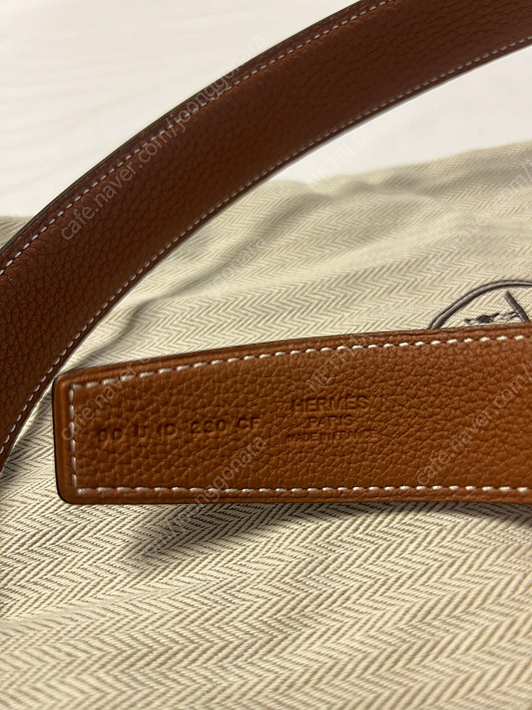 에르메스 리버서블 남성 벨트--1