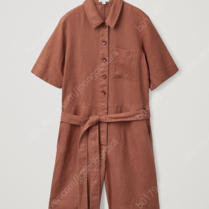 COS LINEN BELTED UTILITY PLAYSUIT 코스 린넨 벨티드 유틸리티 플레이수트 36 (새상품)