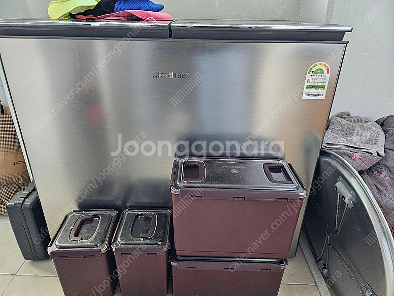 딤채 뚜껑형 김치냉장고--1