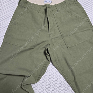 에스피오나지 와이드 베이커 팬츠 Wide Baker Pants Sage Green 사이즈m 새상품급