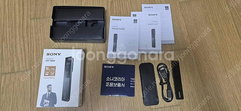 소니 녹음기 SONY ICD-TX650 (미사용) - ...--0