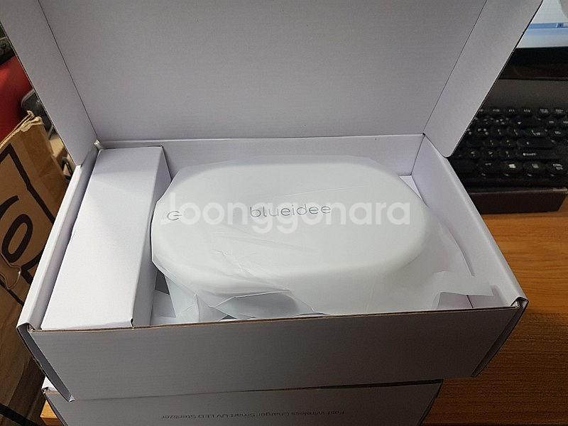 블루베리 블루아이디 무선충전 살균기 BI-DS 흰색 미...--0