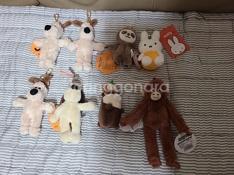 키링인형.그로밋.미피.오랑우탄.곰돌이.--0