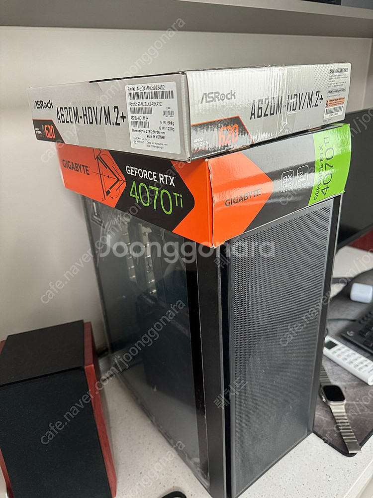 데스크탑 7600 램32g 4070TI SSD 1T--1
