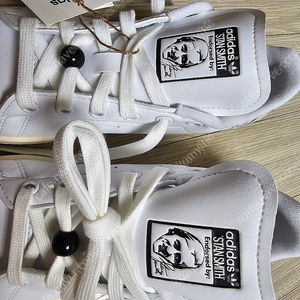 아디다스오리지날 스탠스미스 UK4 사이즈운동화 adidas Originals Stan Smith trainers in white with zebra print