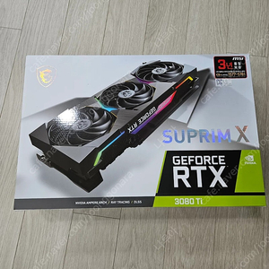 MSI 3080TI 슈프림 팝니다