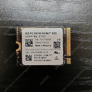 sn740 2테라 2230 ssd