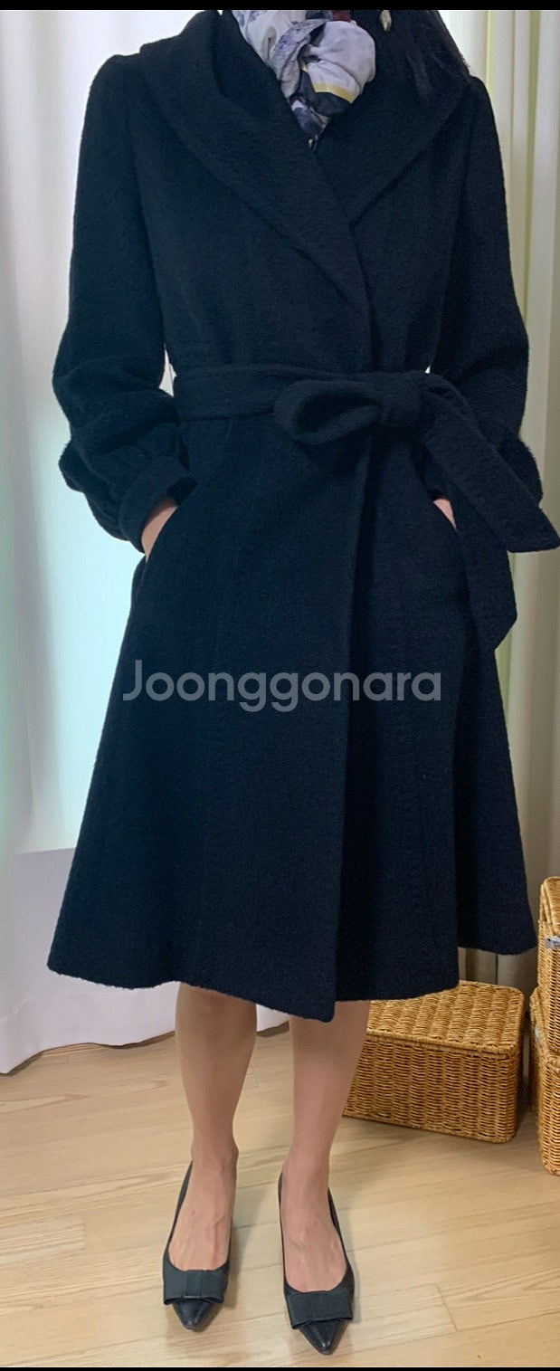 레노마 여성 알파카 코트 팝니다--3