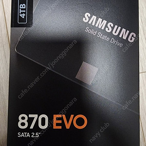 삼성정품 870EVO 4TB 4테라 새상품 팝니다