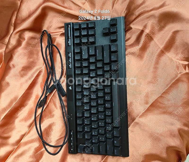 CORSAIR 커세어 k70 RGB TKL 은축 키보드...--1
