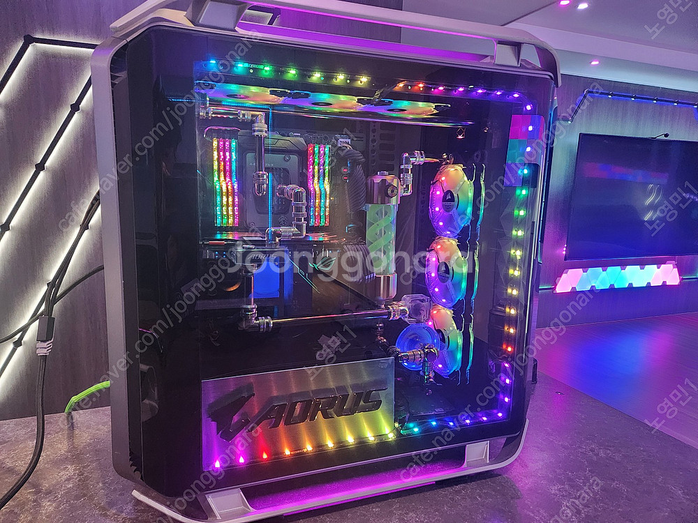 2990wx AROUS 커스텀수냉PC 컴퓨터 팝니다--6