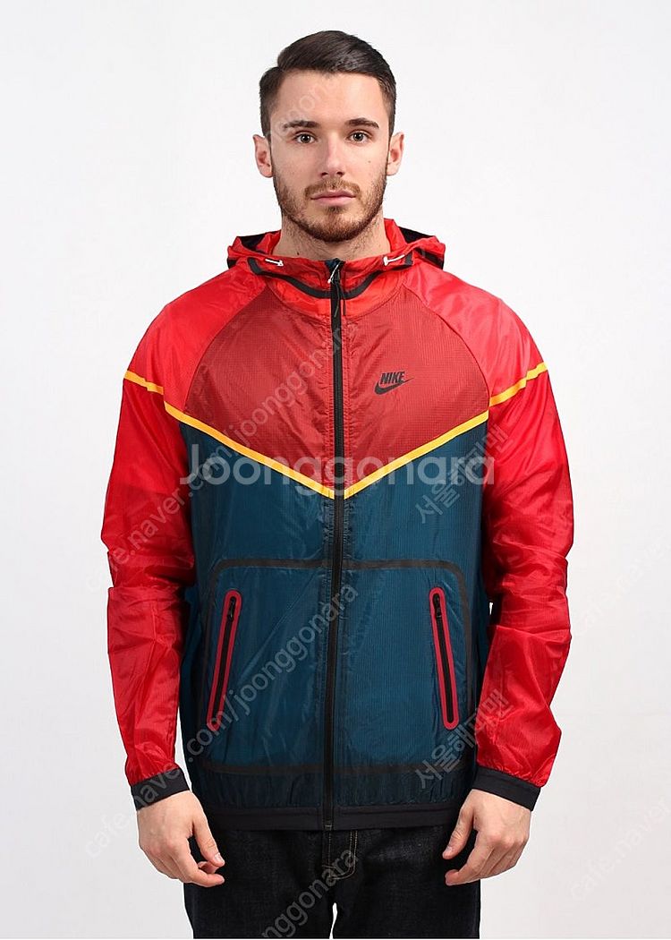 NIKE 나이키 테크 하이퍼퓨즈 (레드/네이비) 윈드러...--0
