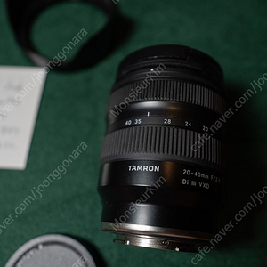 탐론 20-40mm f/2.8 브이로그 촬영 광각 줌렌즈