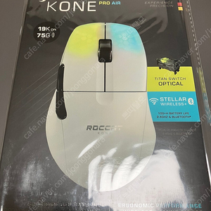 로캣 콘프로 에어 Kone Pro Air 무선 게이밍 마우스 (White)