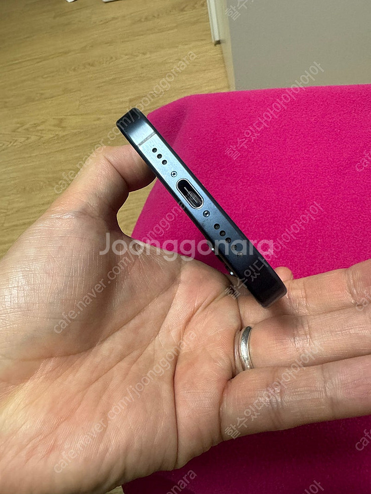 아이폰15 프로 128gb 블루--4