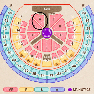 성시경 콘서트 vip석 플로어 A구역 연석/단석 양도합니다