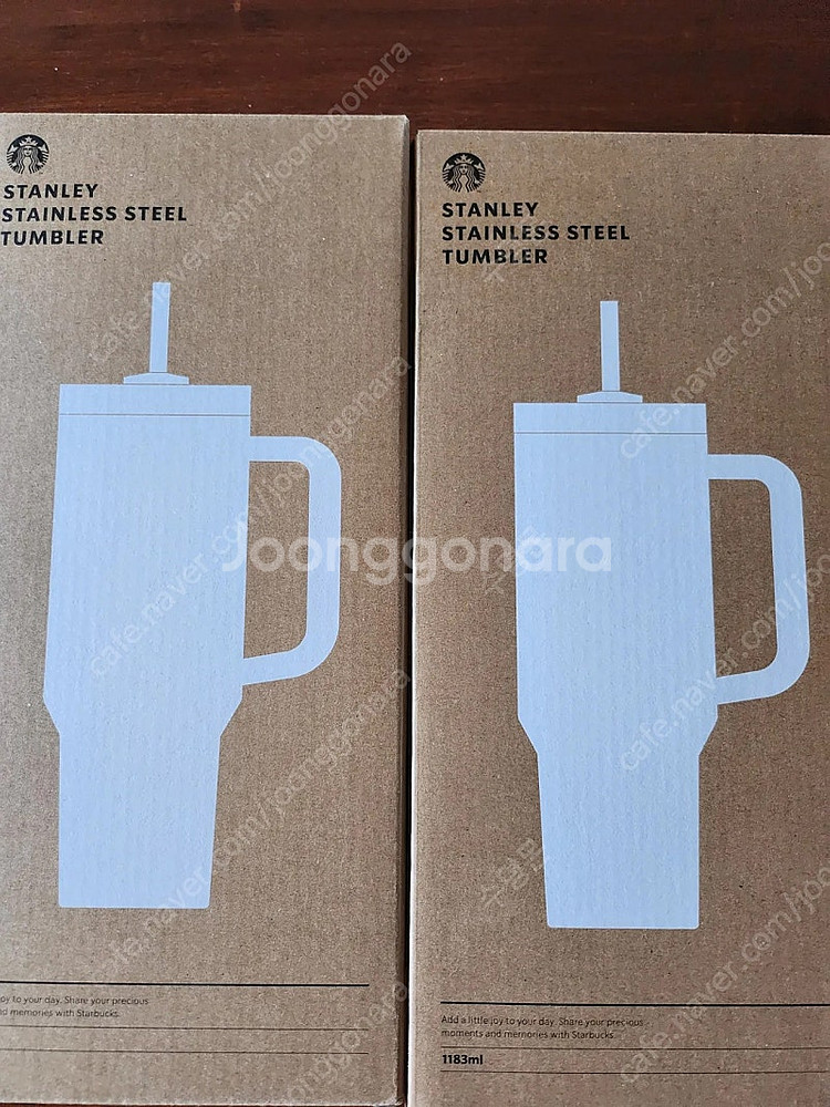 스타벅스 SS 스탠리 그린페블 켄처 텀블러 1183ml--0