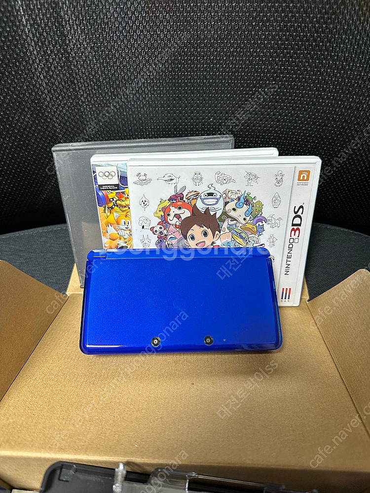풀박스)닌텐도 3ds 코발트 블루 구작다수 풀구성--2